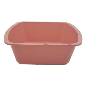 Medegen Wash Basin, Plastic, 7 Quart, Rectangle - Dusty Rose - 1 Count
